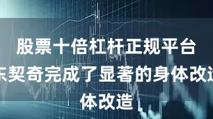 股票十倍杠杆正规平台东契奇完成了显著的身体改造